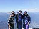 Med Zohar og Mike på toppen af vulkanen Villarica